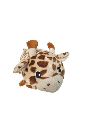 Goffa International Giraffe Stackable Plush 12.5" Brown Cream